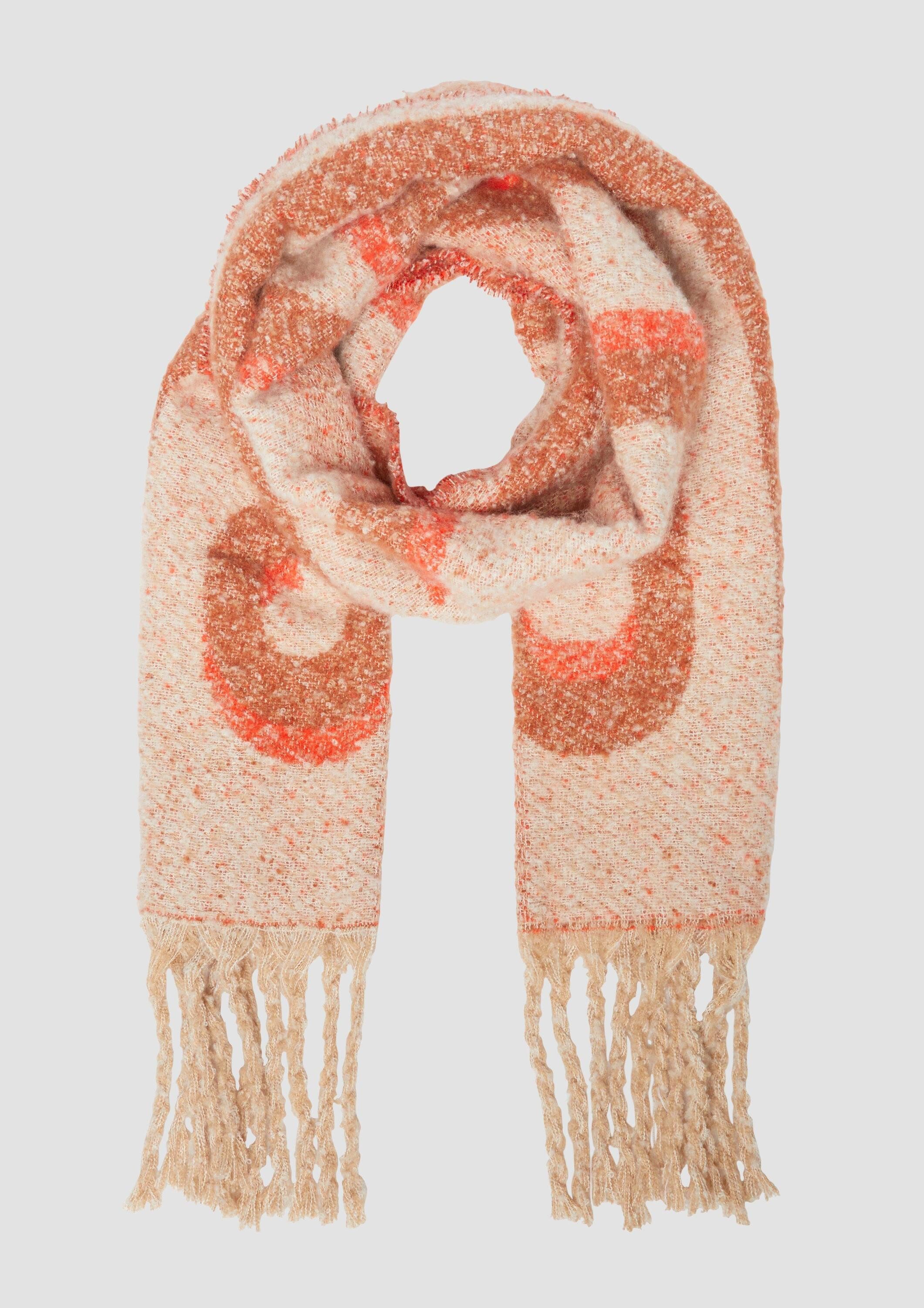 s.Oliver Schal Tuch, Schal mit All-over-Print