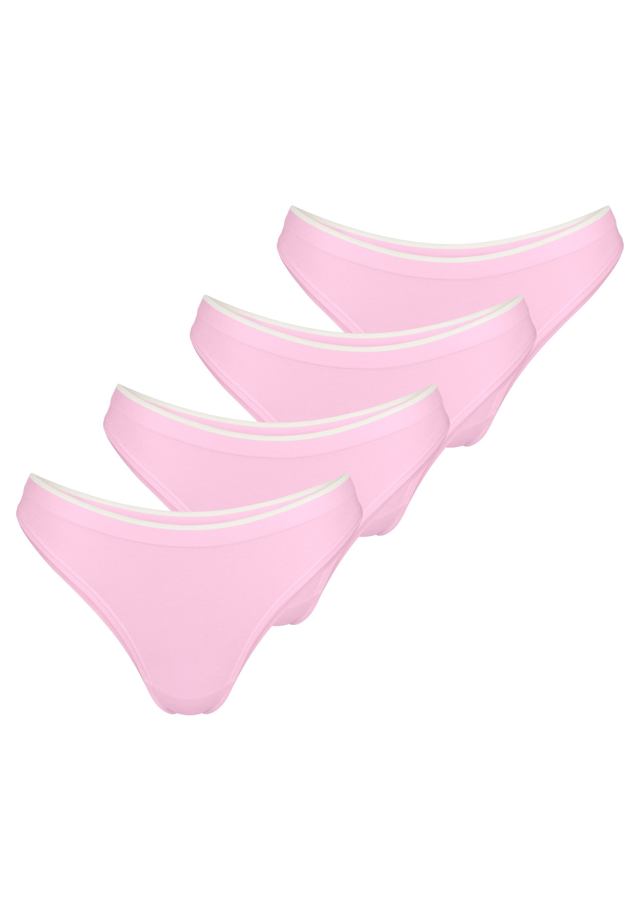 sloggi Tanga 4er Pack GO Sense (Spar-Set, 4-St) Tanga - Nahtlos - Tanga im modernen puristischen Design