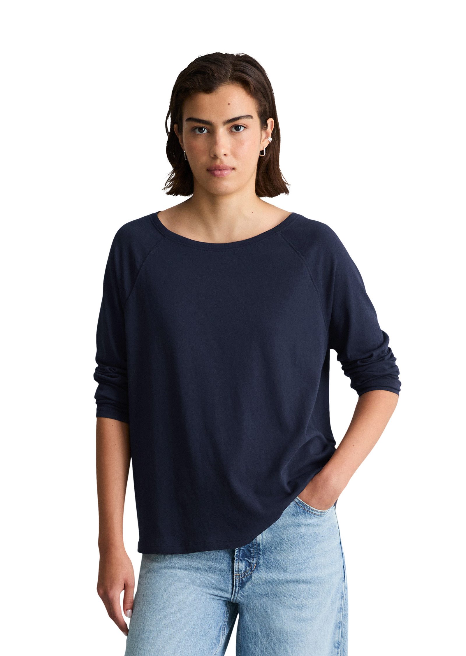 Marc O'Polo DENIM Langarmshirt mit Raglan-Ärmeln