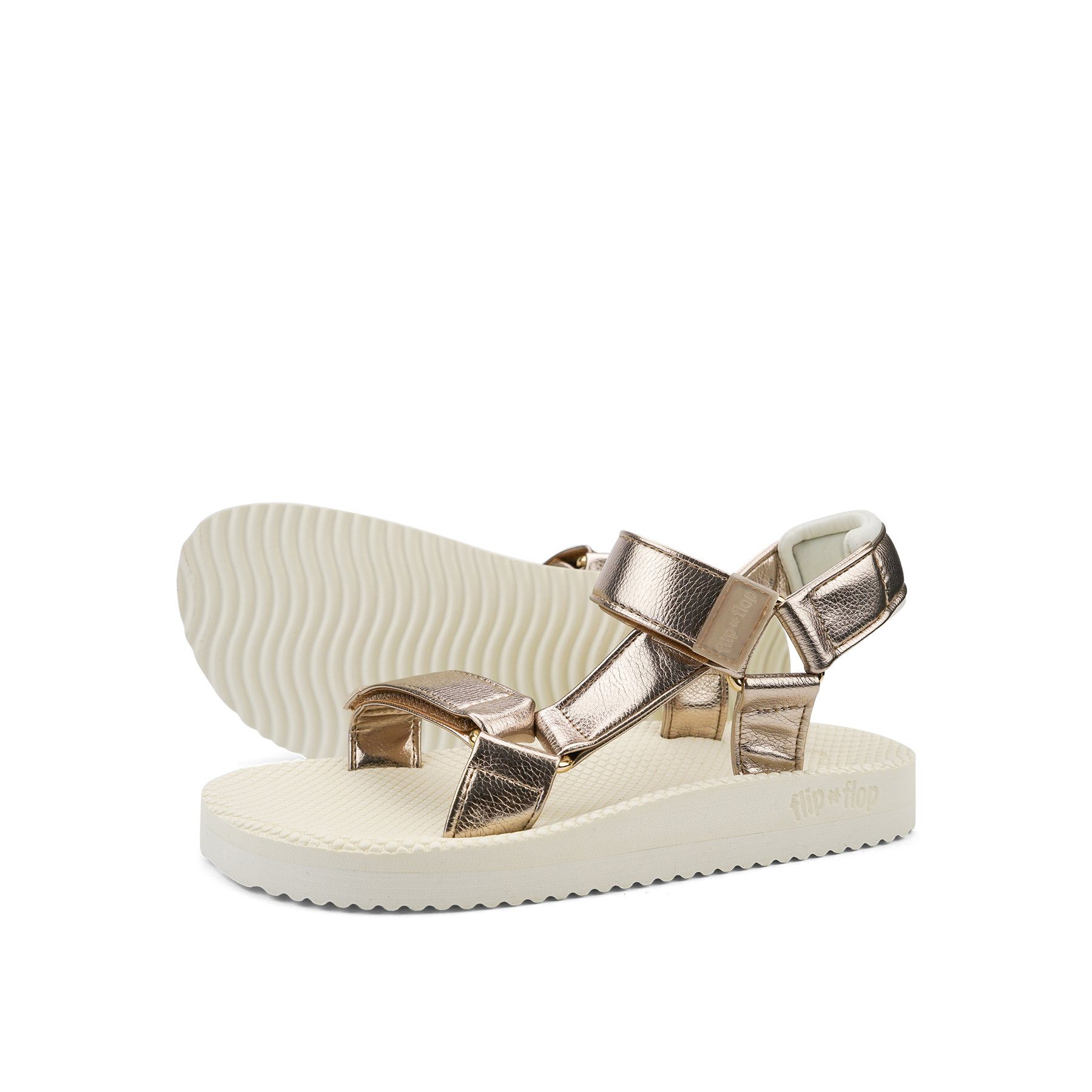 Flip Flop comfy*sandal Sandale perlweiß