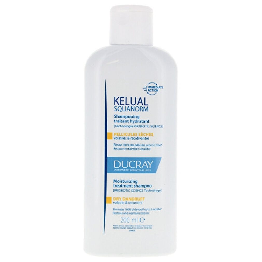 Ducray Haarshampoo Kelual Squanorm Feuchtigkeitsspendendes Behandlungsshampoo 400 ml