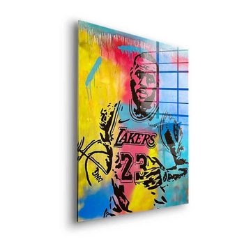DOTCOMCANVAS® Acrylglasbild LeBron James - Acrylglas, Acrylglasbild LeBron James Portrait Los Angeles Lakers NBA Basketball