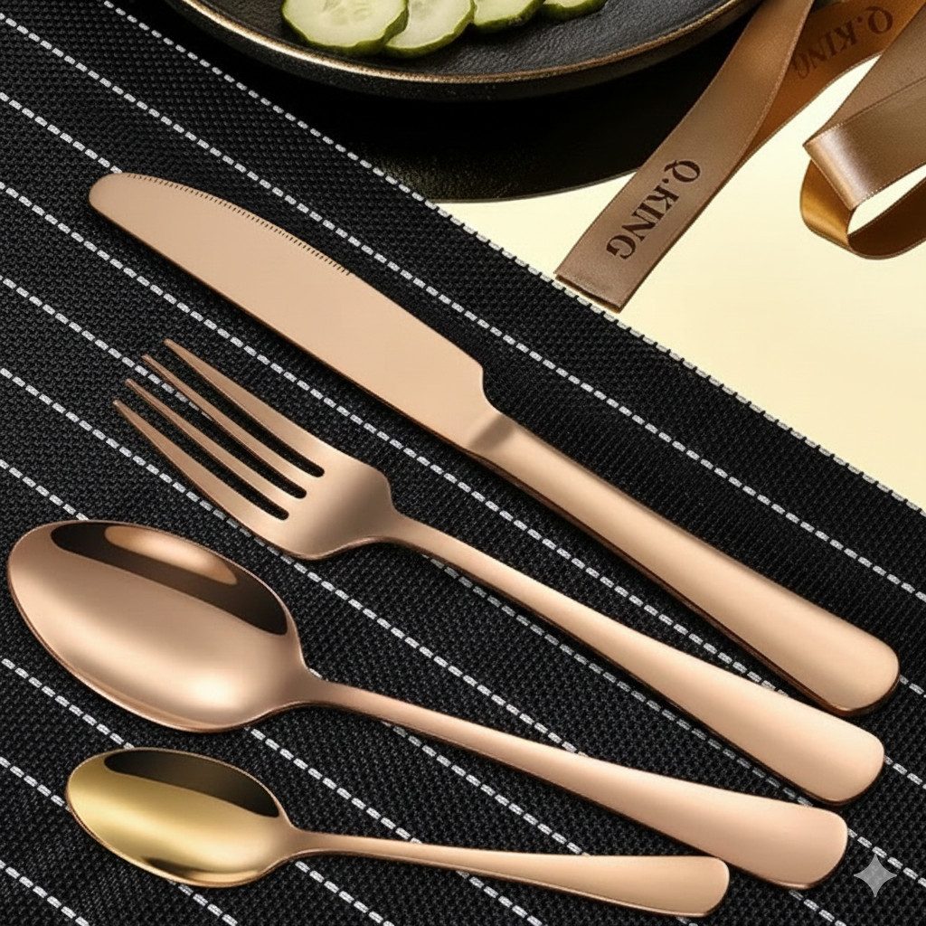 Faizee Home Besteck-Set Besteckset 24 tlg. Edelstahlbesteck für. 6 Personen Gift Box