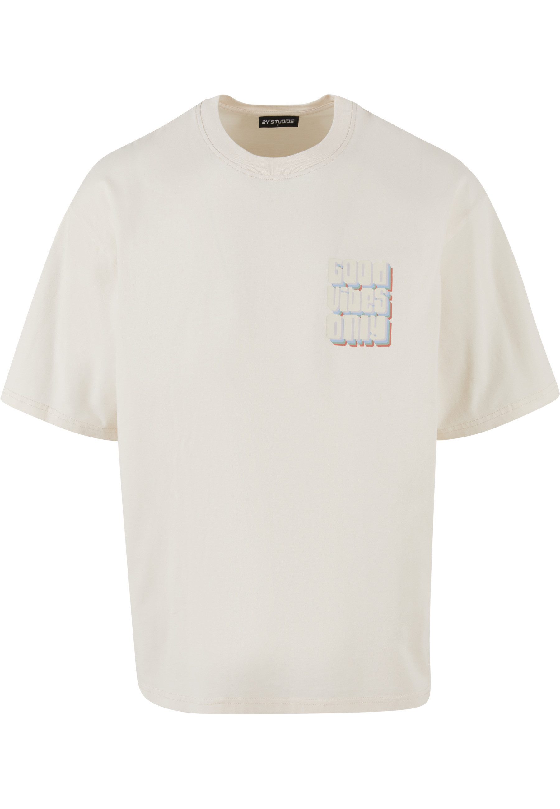T-Shirt 2Y Studios Herren 2Y Good Vibes Only Oversize Tee