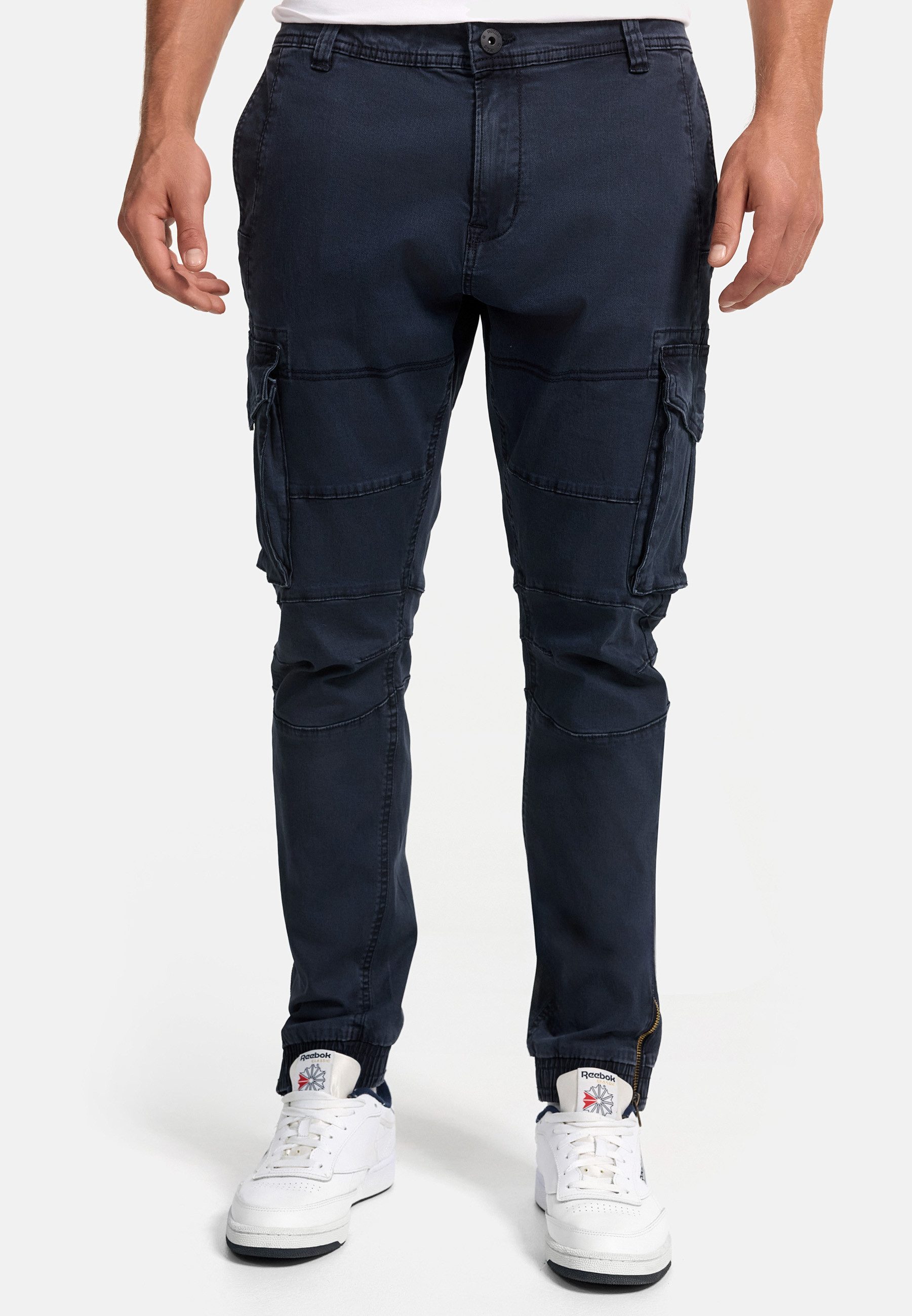 Indicode Cargohose Herren Alex Cargo Hose Herrenhose mit 6 praktischen Tasc günstig online kaufen