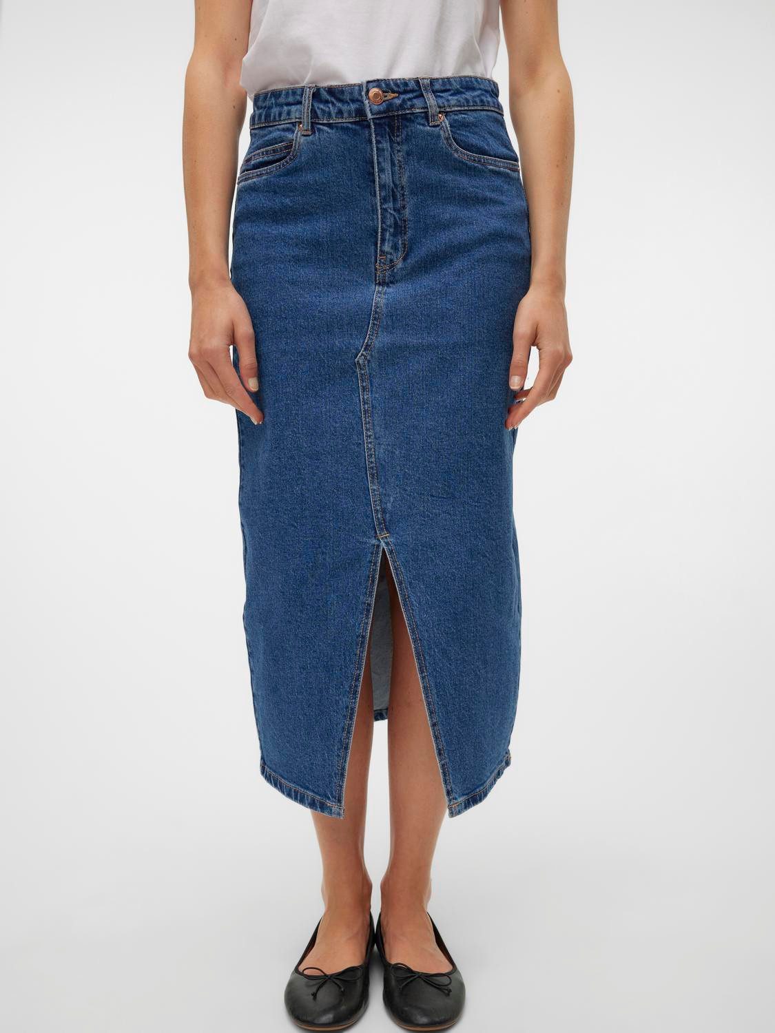 Vero Moda Maxirock VMVERI HR CALF günstig online kaufen