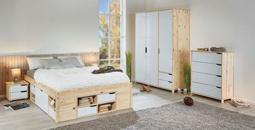 Home affaire Kommode Matheo, mit 2 Türen und 2 Schubladen, Breite 80 cm