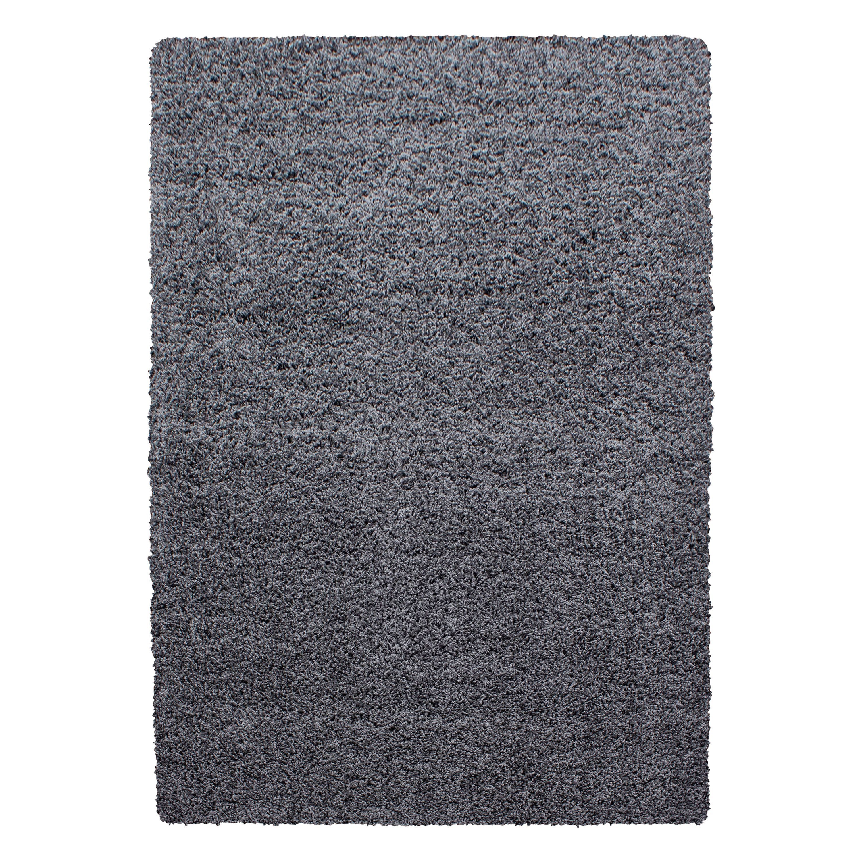 Teppium Teppich Unicolor - Einfarbig, Rechteckig, Höhe: 30 mm, Einfarbig Shaggy Teppich Wohnzimmer Langflor versch. farben und größen