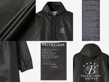 Balenciaga Winterjacke BALENCIAGA Oversized Hooded Coat 5 Star Hotel Jacket Mantel Parka Jack
