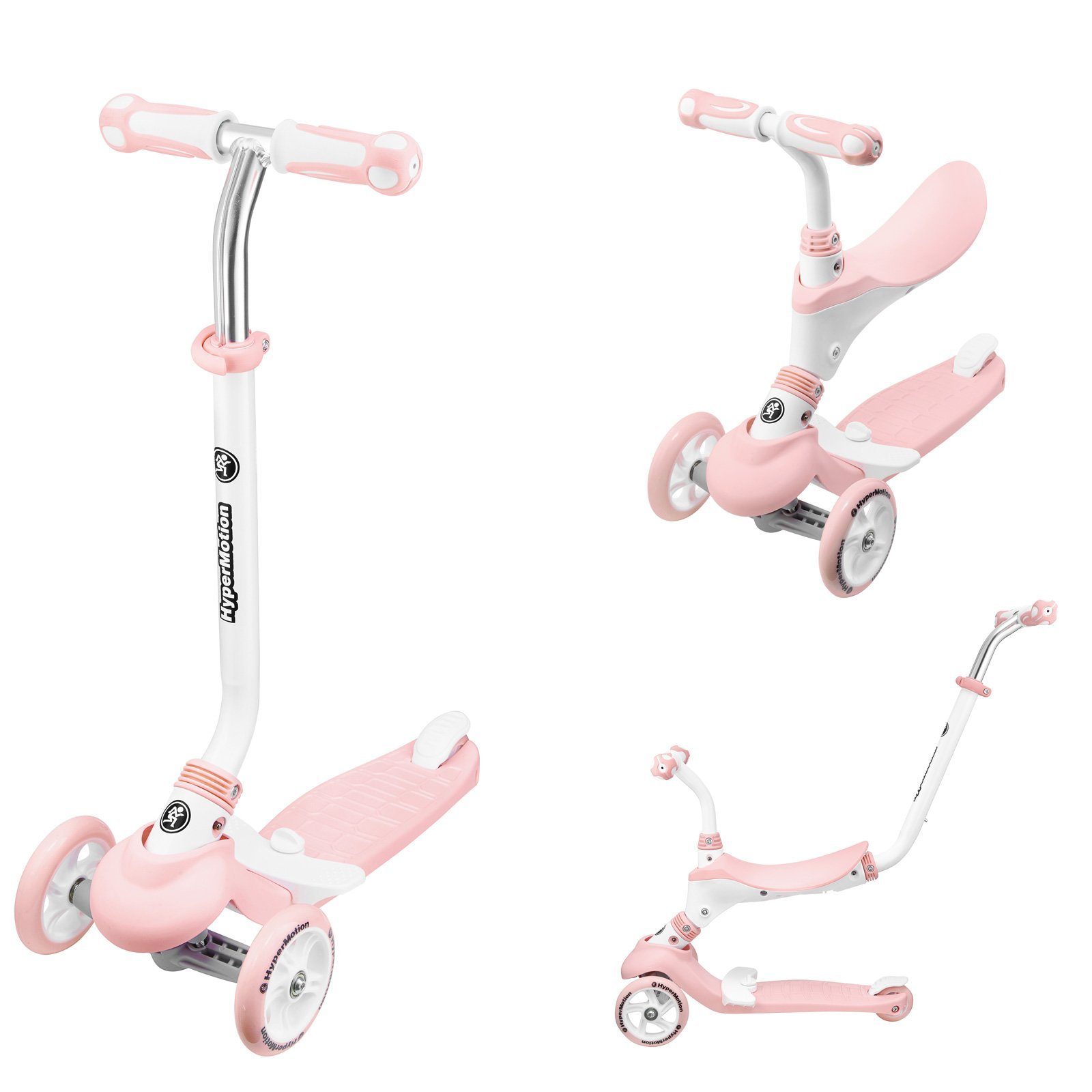 Rosa Dreiradscooter HyperMotion Roller 5in1 -