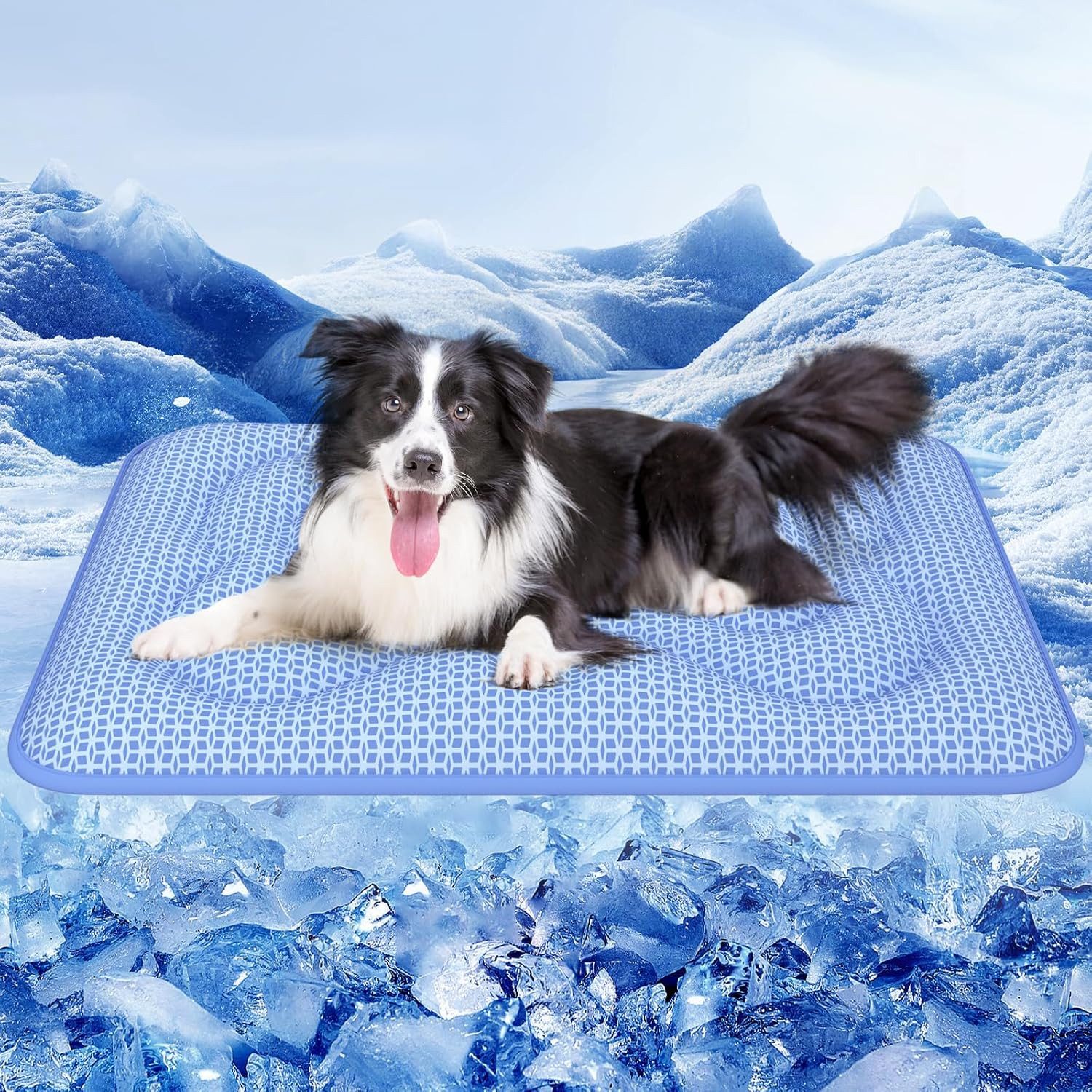Hundematte Selbstkühlende Hundematte mit Arc-Chill & PCM Tech für schnelle Kühle