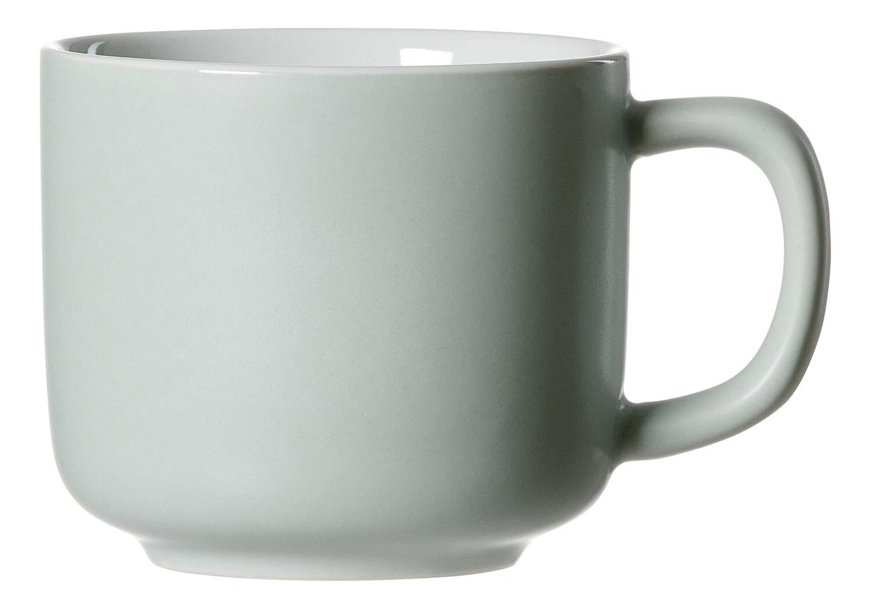 Tasse Kaffee Obertasse Jasper Keramik Geschirr 240 ml mint