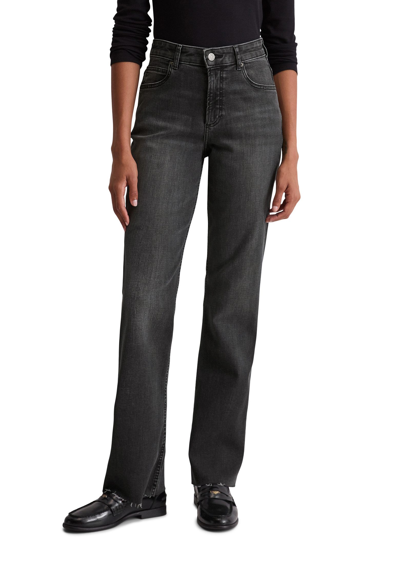 Marc O'Polo Schlagjeans aus Organic-Cotton-Mix-Stretch günstig online kaufen