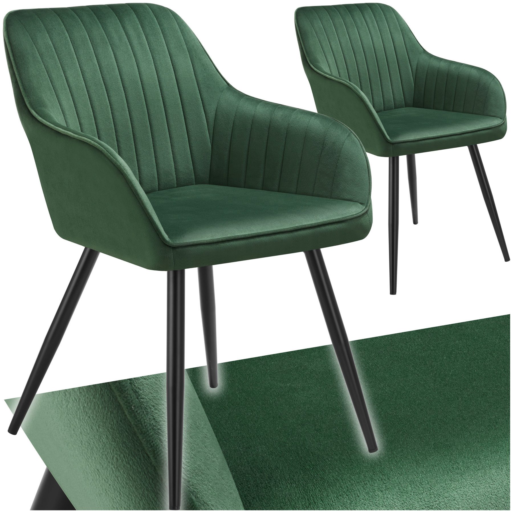 tectake Esszimmerstuhl Marilyn (Set, 2 St), günstig online kaufen