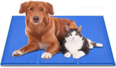 RESCH Hundematte Kühlmatte Hunde & Katzen 50 x 65cm zur Körpertemperaturregulierung, Hund Katze Haustierkühlmatte Selbstkühlend Hundematte Kühlkissen