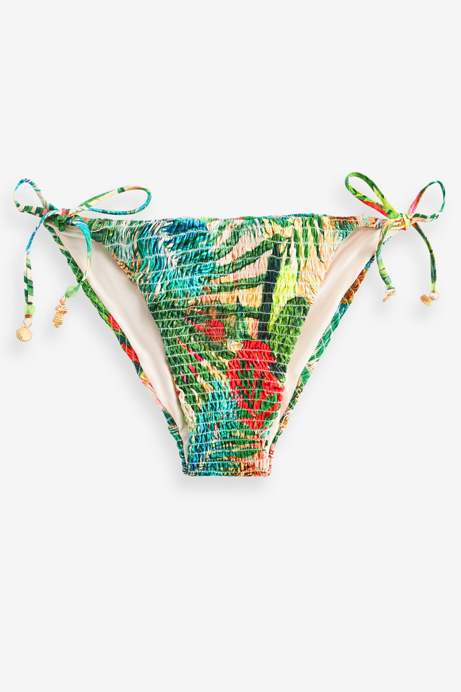 Next Bikini-Hose Gesmokte Bikinihose mit seitlichem günstig online kaufen