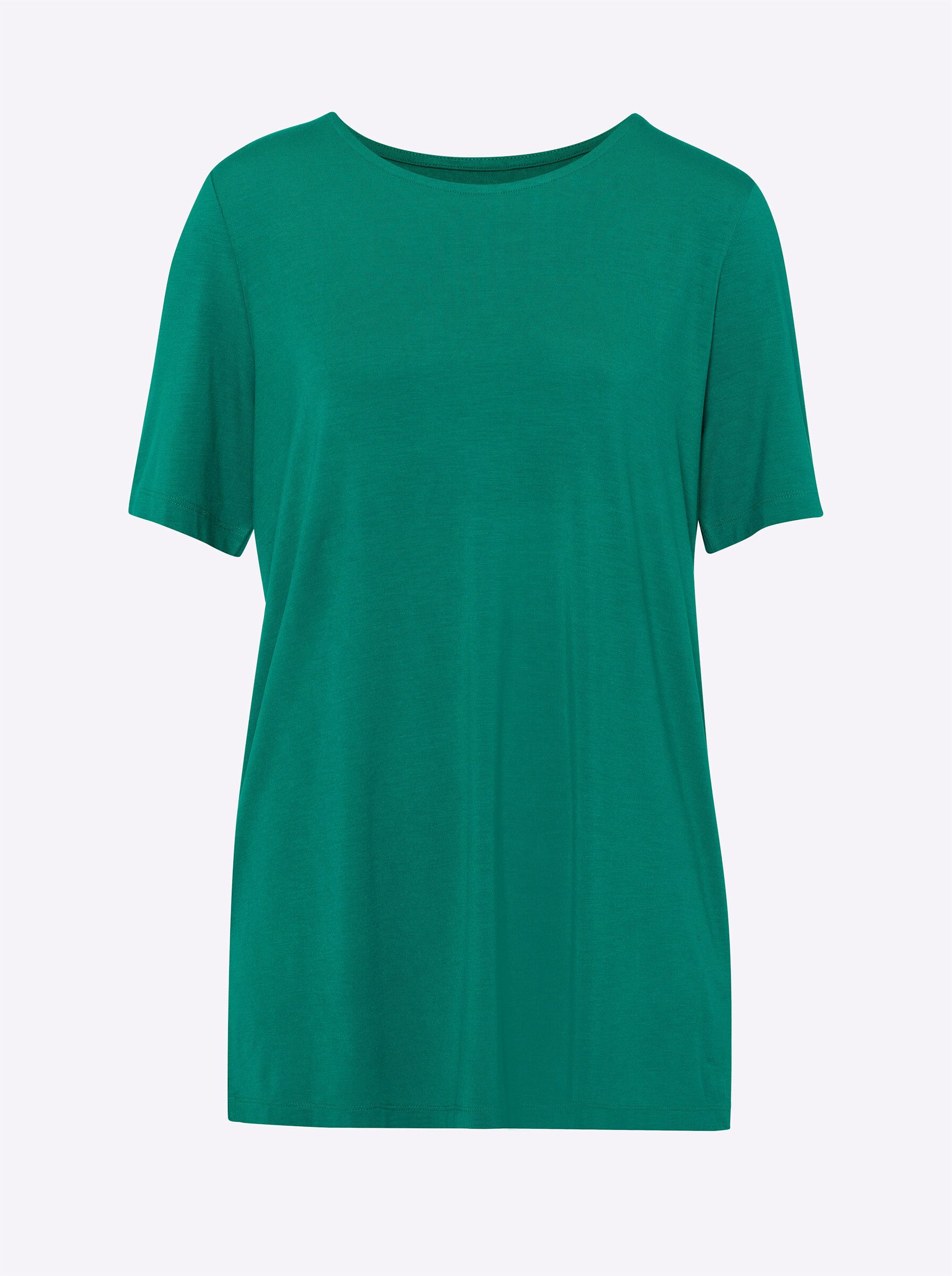 Sieh an! T-Shirt Longshirt Kurzarm – Bild 3 von 3