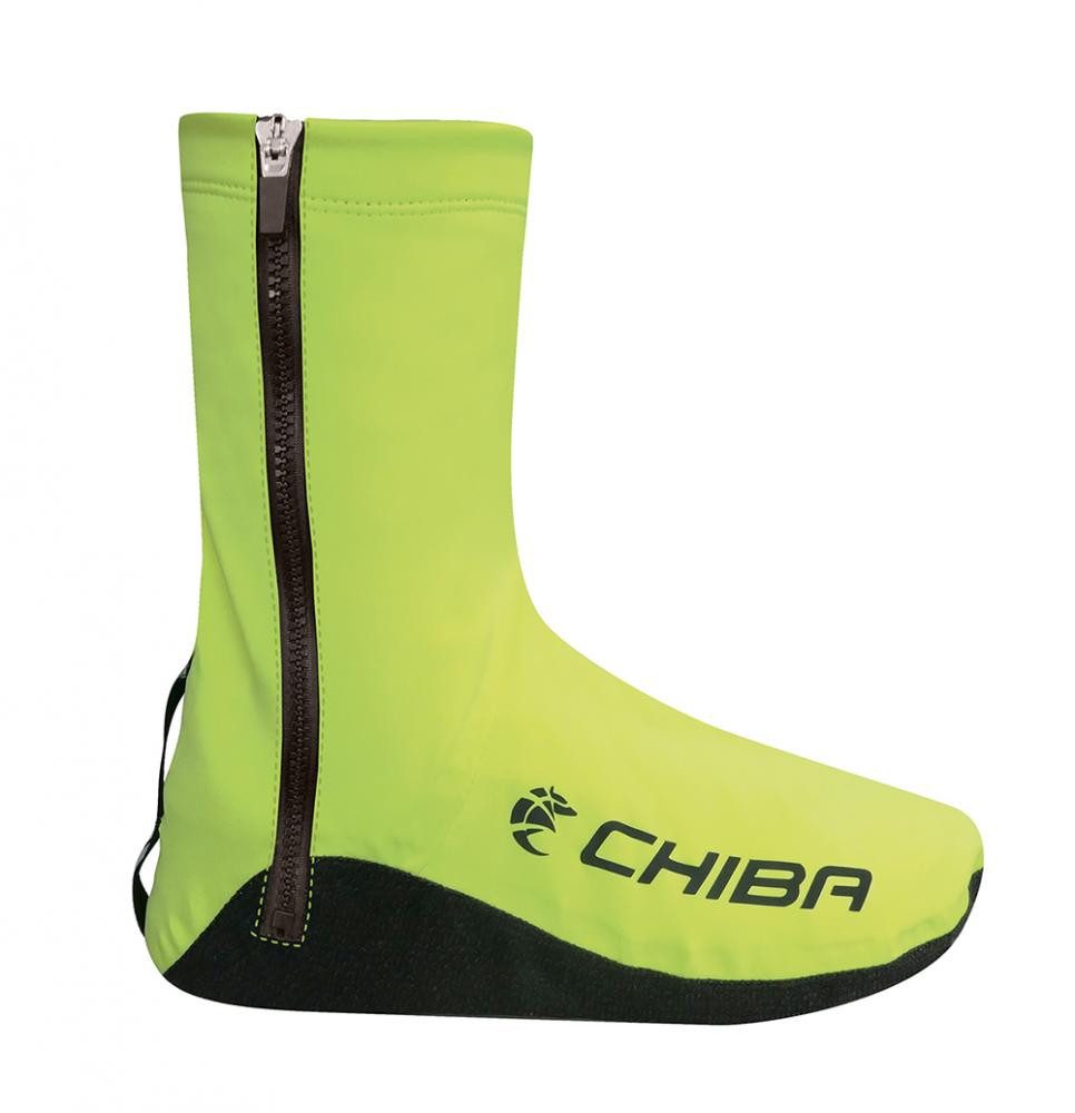 Chiba Fahrrad-Überschuh CHIBA Softshell Überschuh - wasserdicht, atmungsaktiv, neongelb, Größe