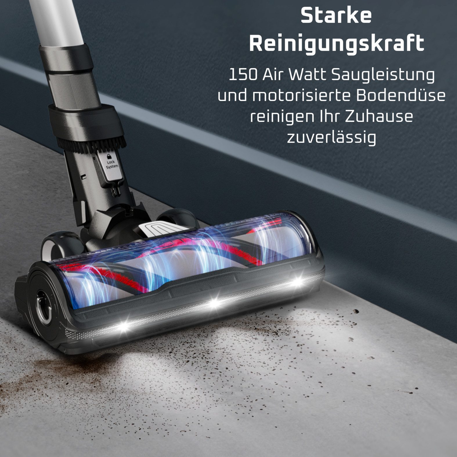 Rowenta Akku-Handstaubsauger 13.60 Allergy, hohe Saugleistung, ultraleicht, Flex-Gelenk, LED-Licht, 380 W, beutellos, sehr leicht, automatische Saugleistungsanpassung, RH9A36