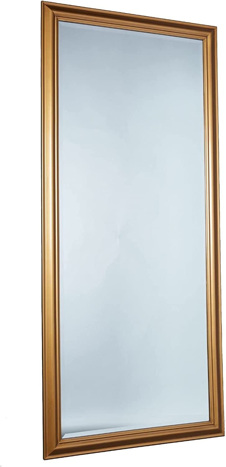 dasmöbelwerk Wandspiegel LC x Wandspiegel 180 cm 80 Home Landhaus-Stil Facettenschliff mit Gold