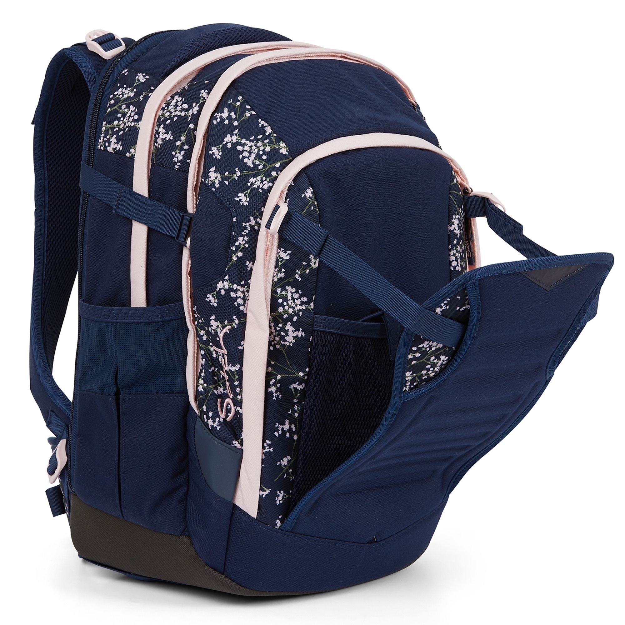 dark rose white Satch blue match, PET Schulrucksack