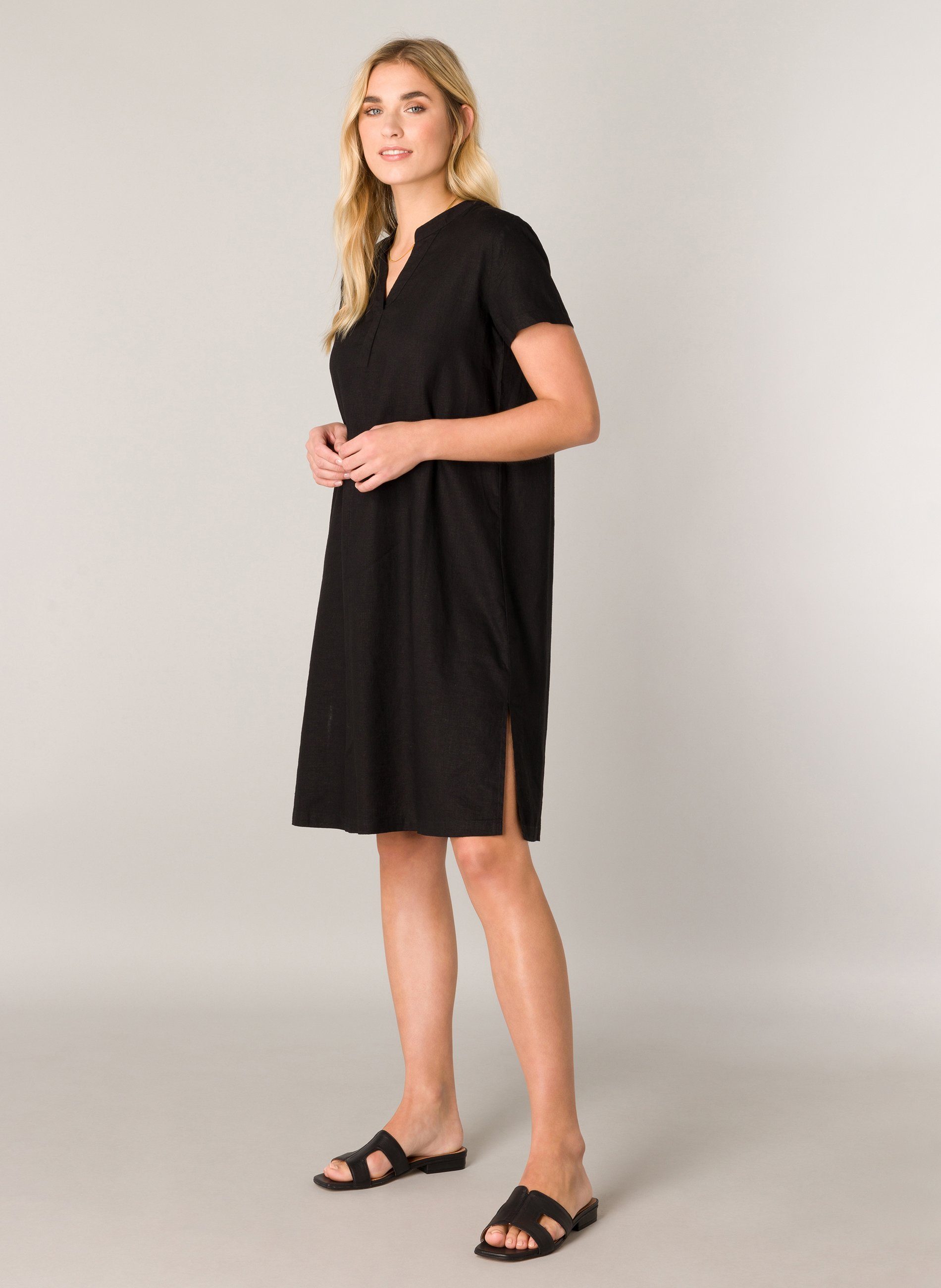 Base Level Tunikakleid Yacin Sommerkleid mit Leinen – Bild 4 von 5