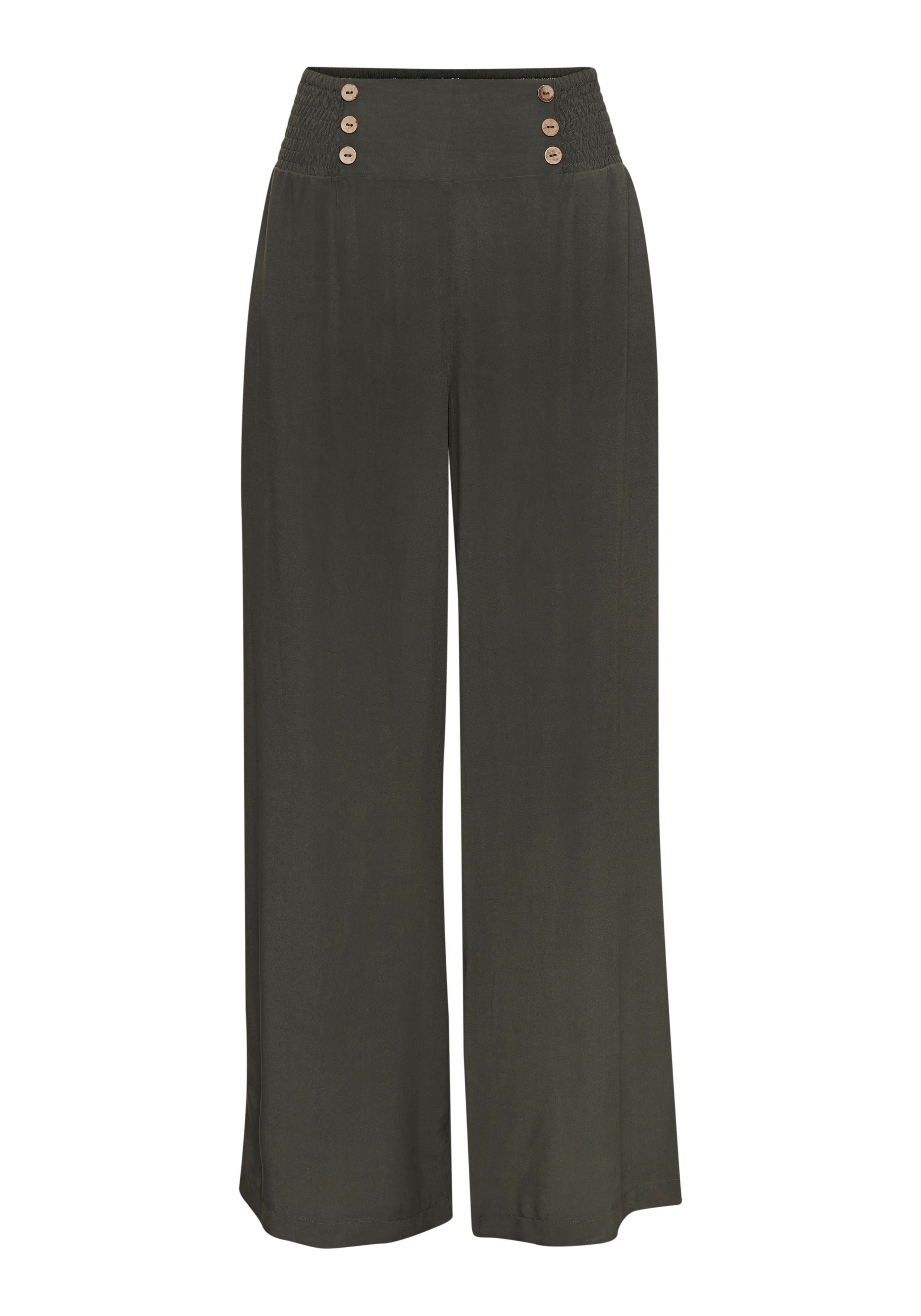 LASCANA Palazzohose mit Taschen, Sommerhose, Wide-Leg