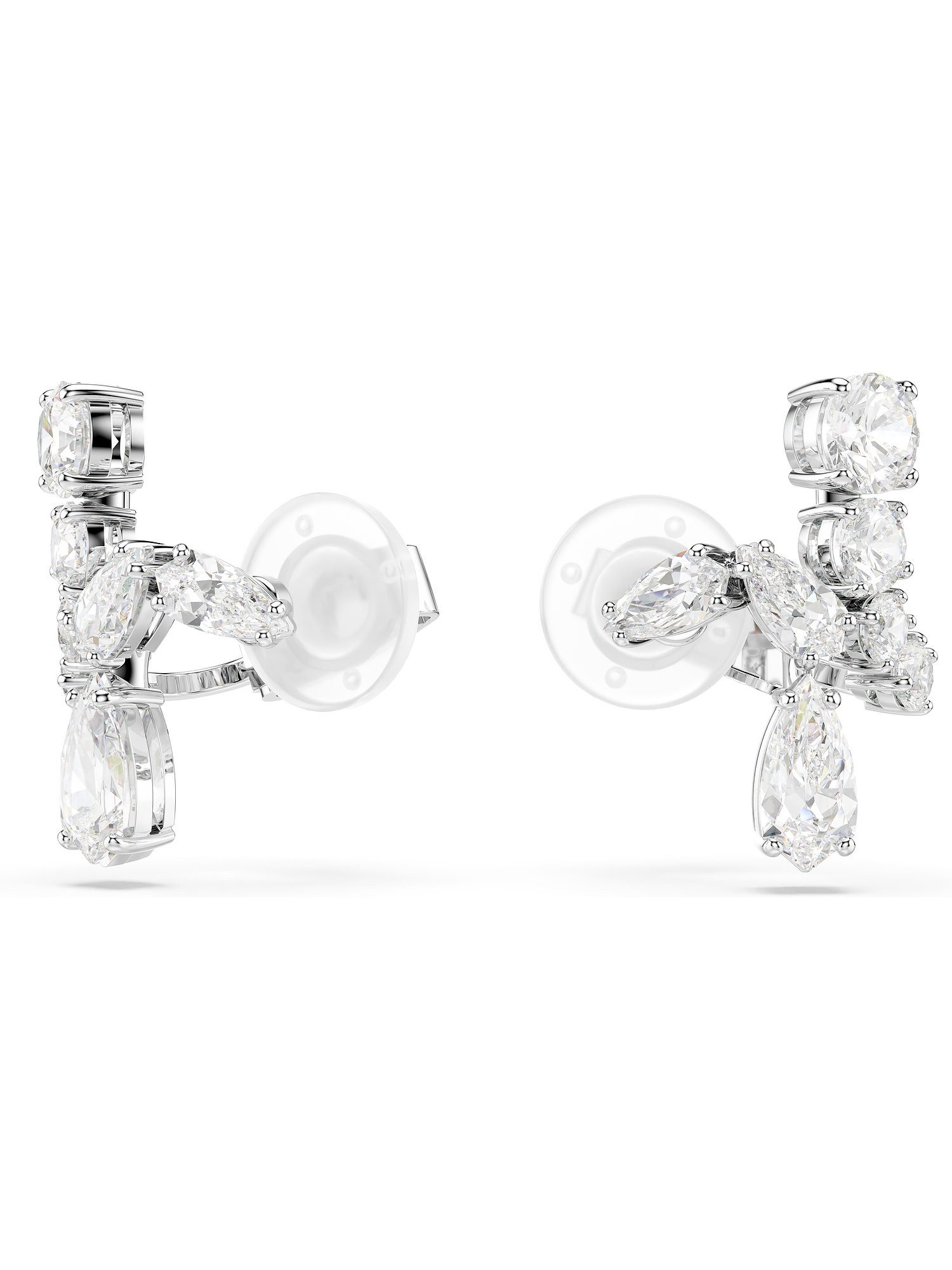 Swarovski Single-Ohrstecker Swarovski Damen-Ohrclip Metall Swarovski-Kristall