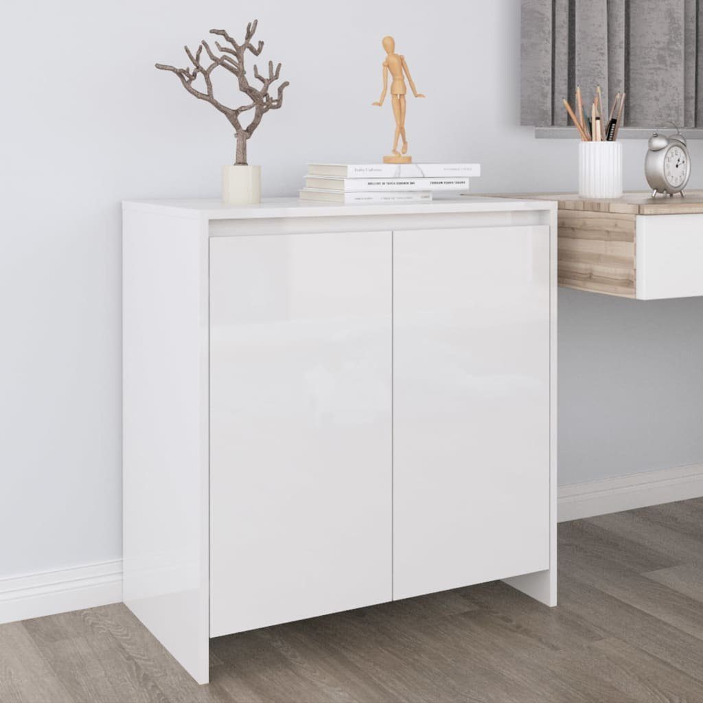 vidaXL Anrichte vidaXL Sideboard Weiß 70x41x75 cm Holzwerkstoff