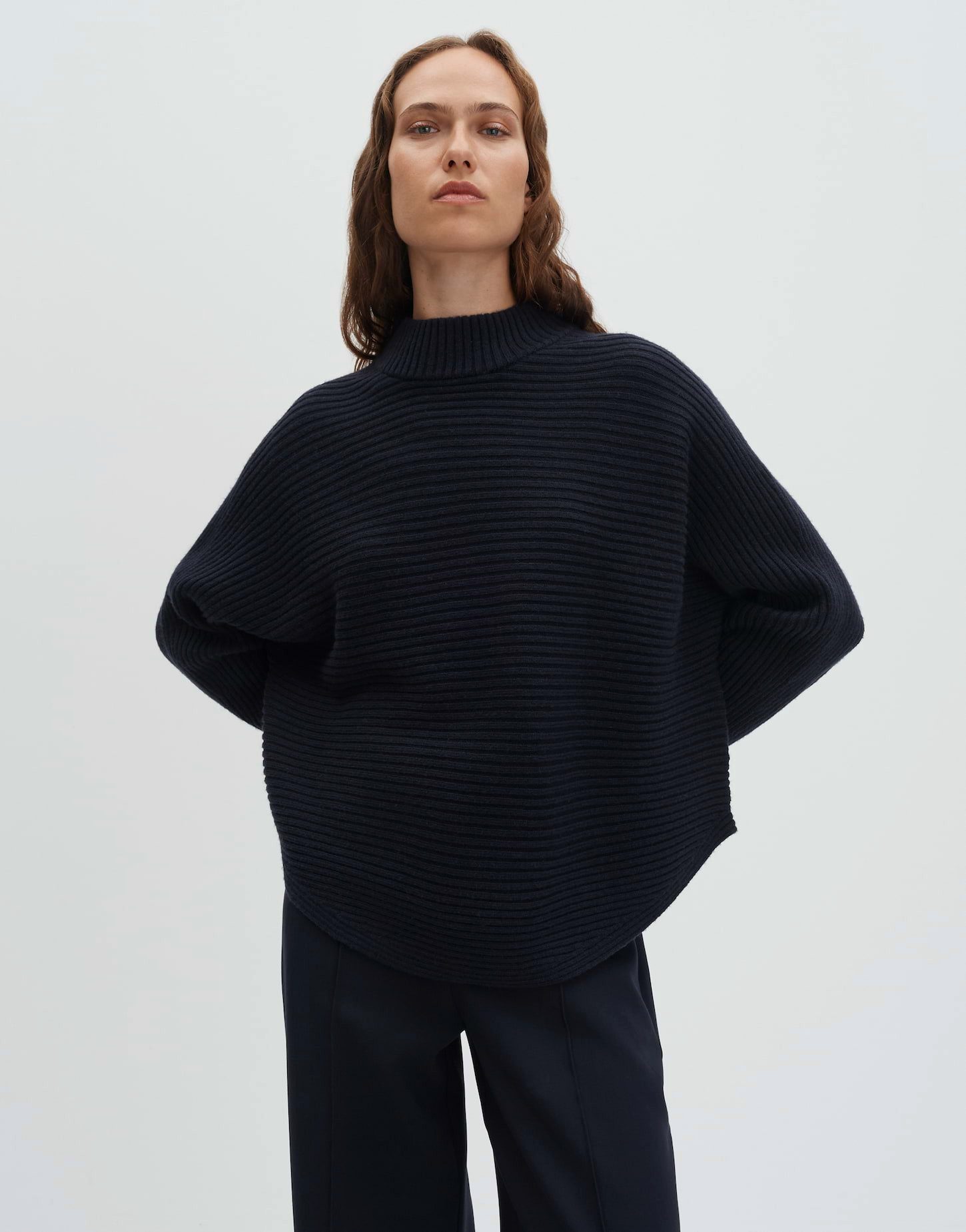 Strickpullover TIALDA Regular mit Rippstruktur