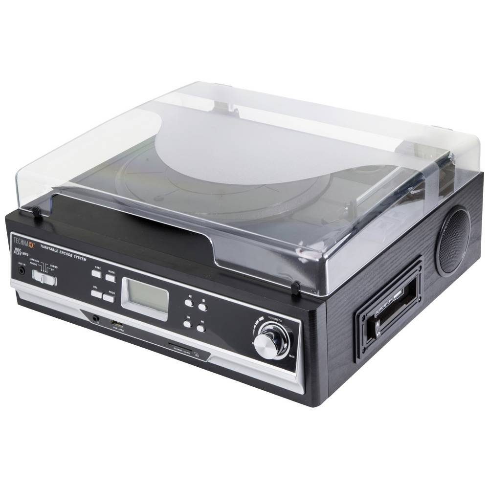 Technaxx Bluetooth Platten- und Kassettendigitalisierer 4717 Програвачі (Bluetooth, eingebauter Колонки, Kassettenspieler)