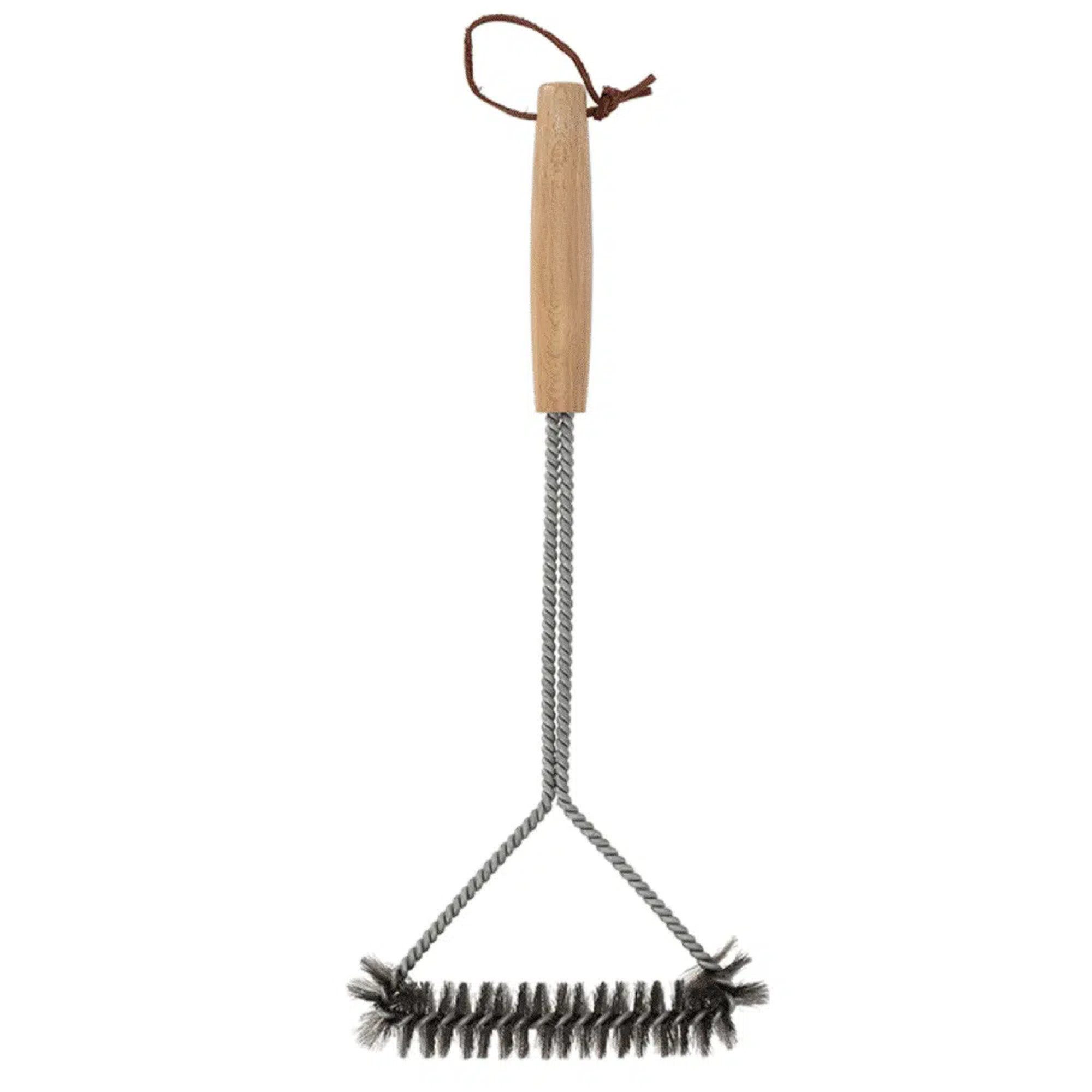 Esschert Design BV Grillbürste Grillbürste mit Buchenholzgriff und Edelstahlborsten