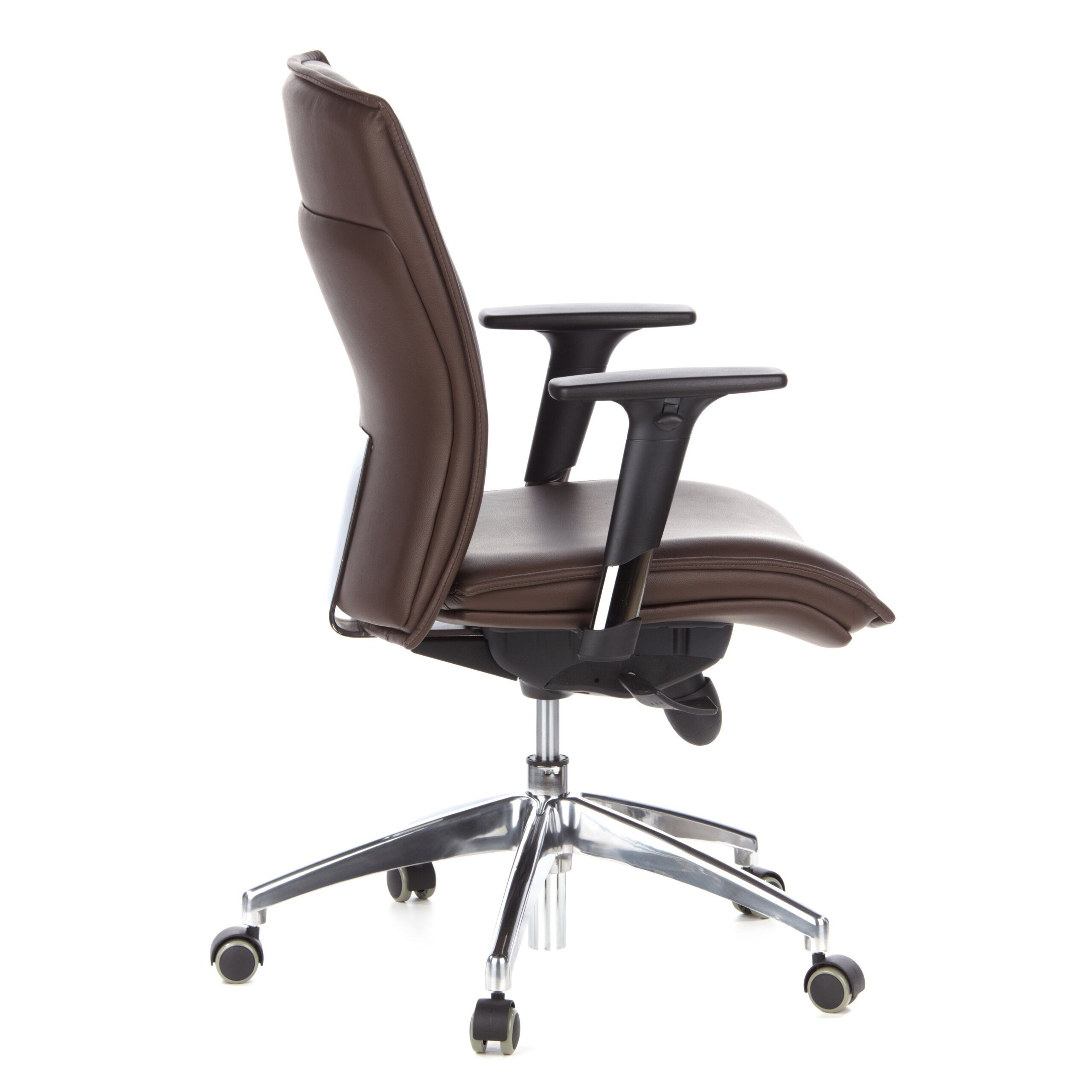 hjh OFFICE Drehstuhl Luxus Chefsessel Murano 10 Leder (1 St), Profi Bürostuhl Schreibtischstuhl ergonomisch