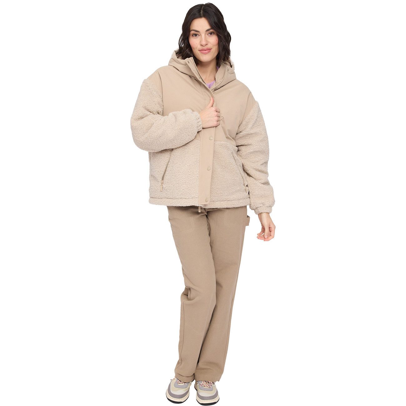 MAZINE Parka Fabric Blocking Jacket Fabric Blocking Jacket