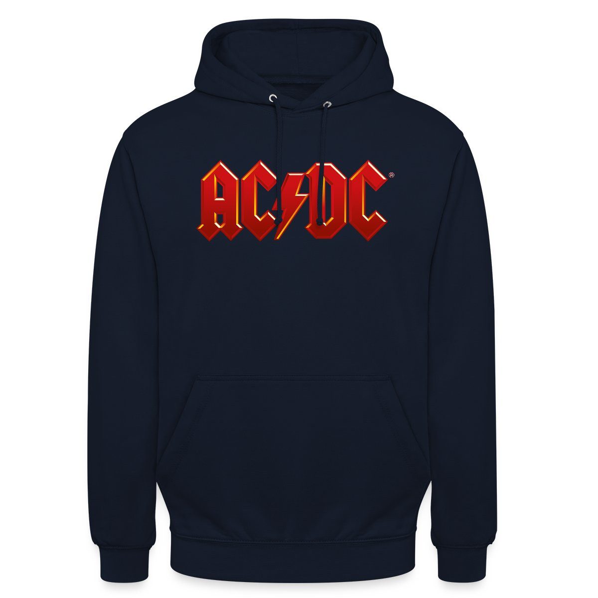 Spreadshirt Hoodie AC/DC Klassisches Logo Mit Blitz Unisex Hoodie (1-tlg)