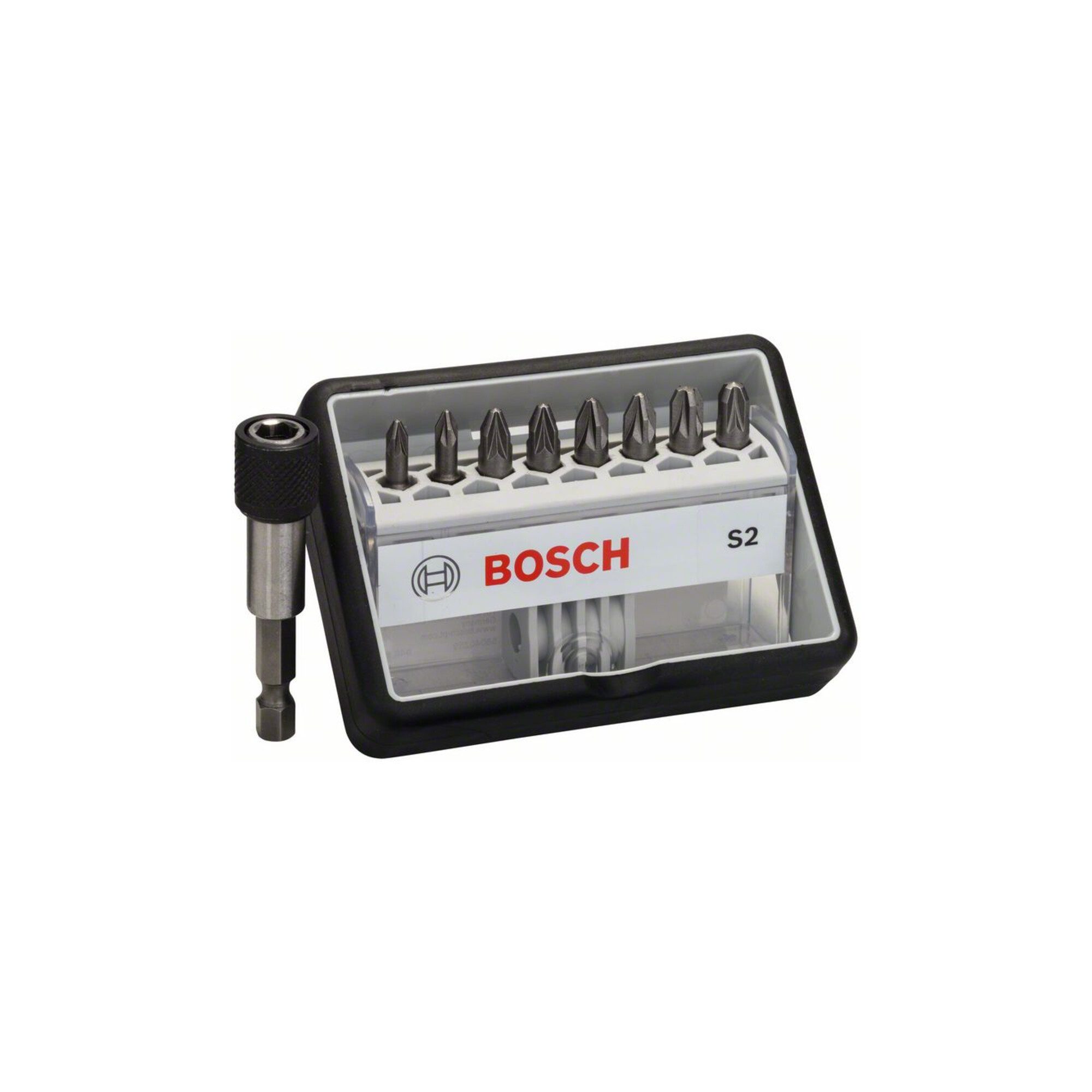 Bosch Professional Bit-Set Bosch Schrauberbit-Set Robust Line S Extra-Hart 8 + 1-teilig 25 mm PZ