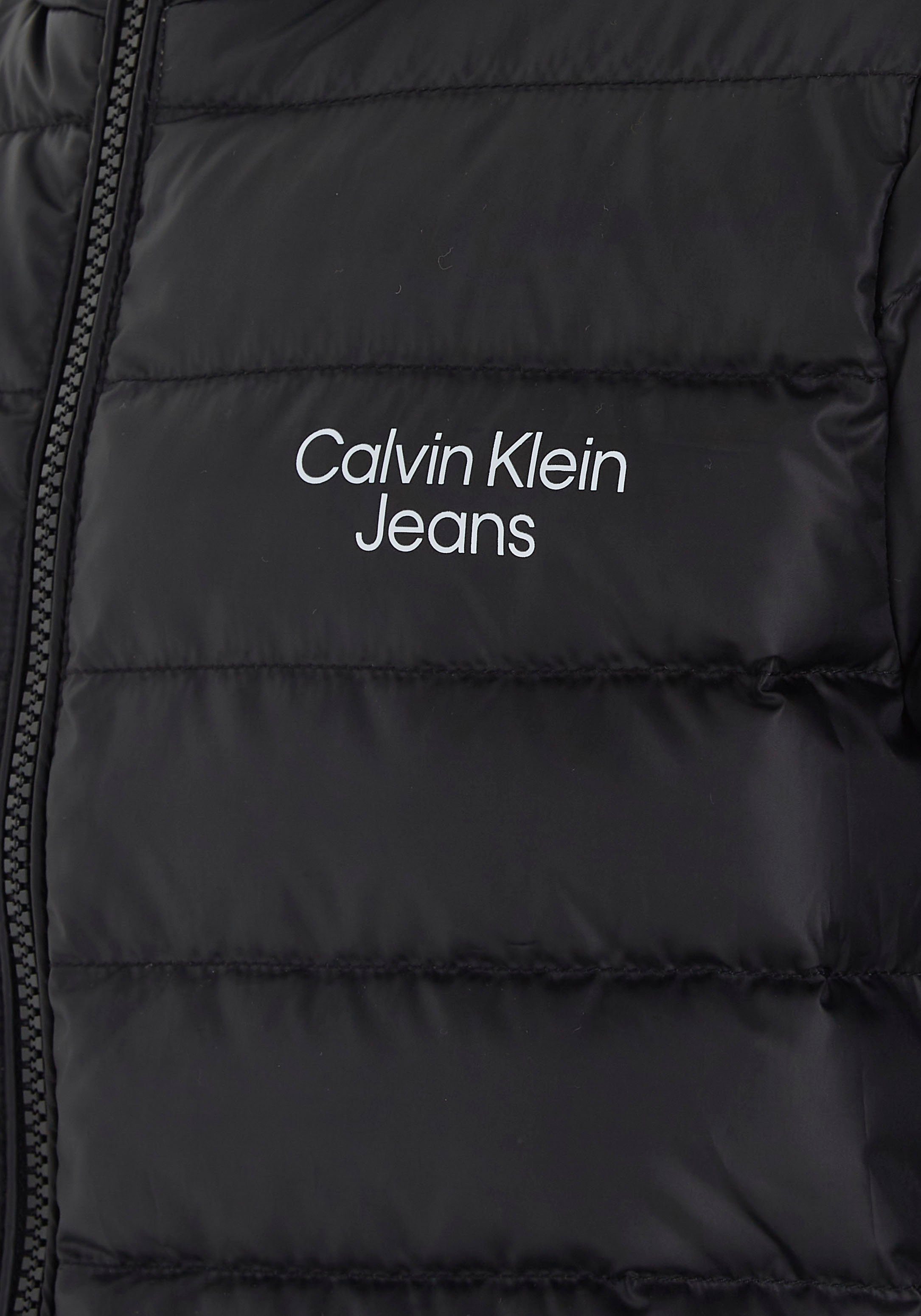 Calvin Klein JACKET DOWN Steppjacke LW Jeans LOGO
