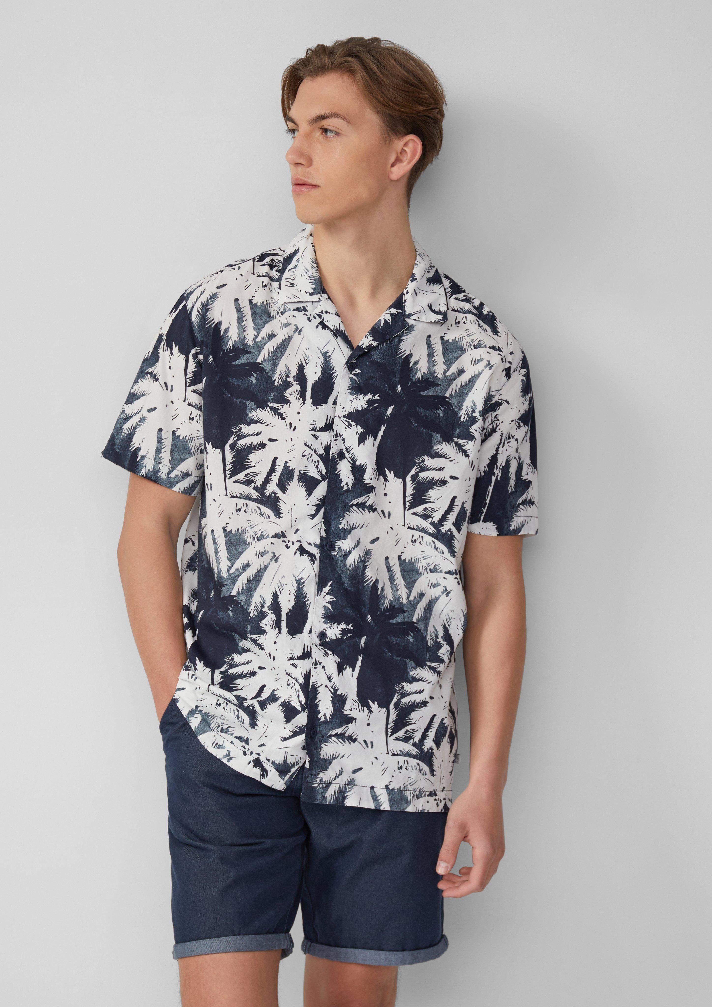QS Kurzarmhemd Resort Fit: Hemd mit günstig online kaufen