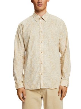 Esprit Collection Businesshemd Gemustertes Hemd, 100 % Baumwolle
