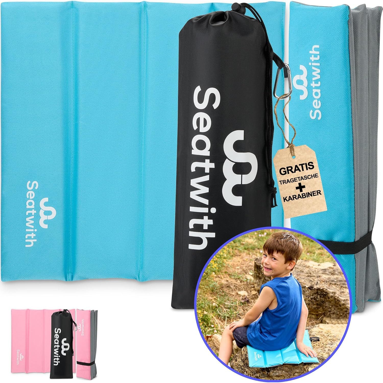 Seatwith Sitzkissen faltbar - Kinder Outdoor günstig online kaufen