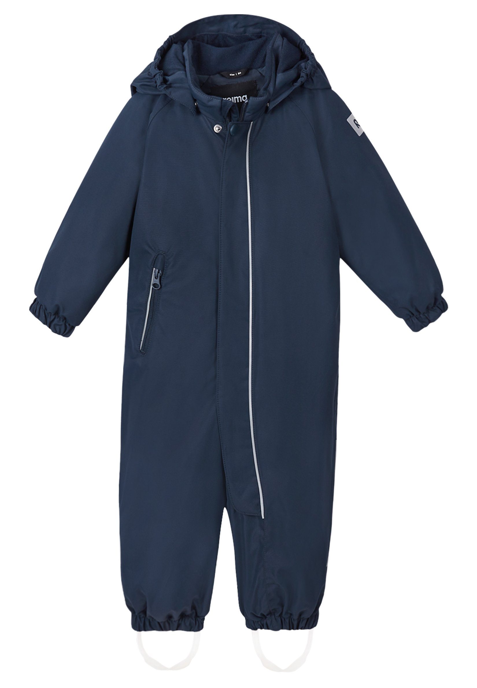 reima Schneeoverall Puhuri wasserdicht, wärmend und und Futtermaterial atmungsaktiv bluesign®-zertifiziertes Navy Haupt- (1-tlg)