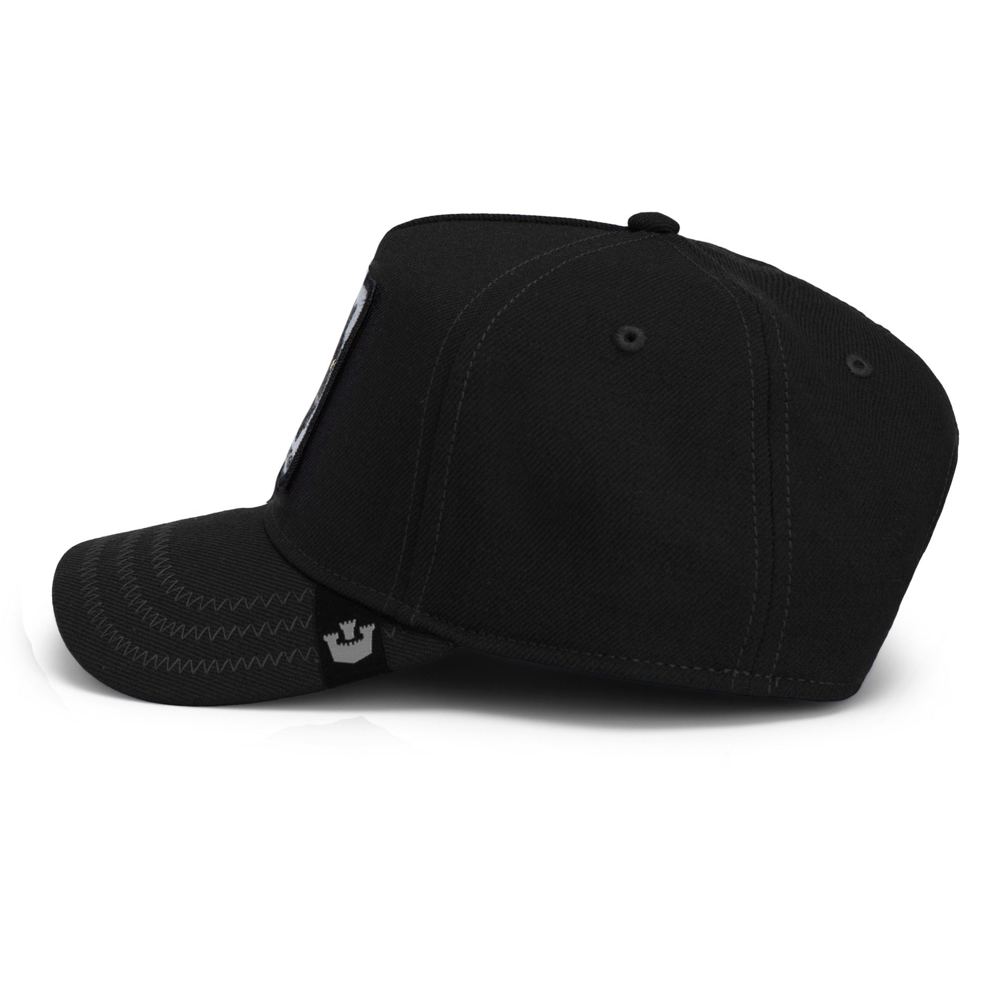 GOORIN Bros. Trucker Cap Goorin Bros. Panther Field 100 - Full Trucker Cap Black (Basecap, Meshcap, Trucker Kappe)