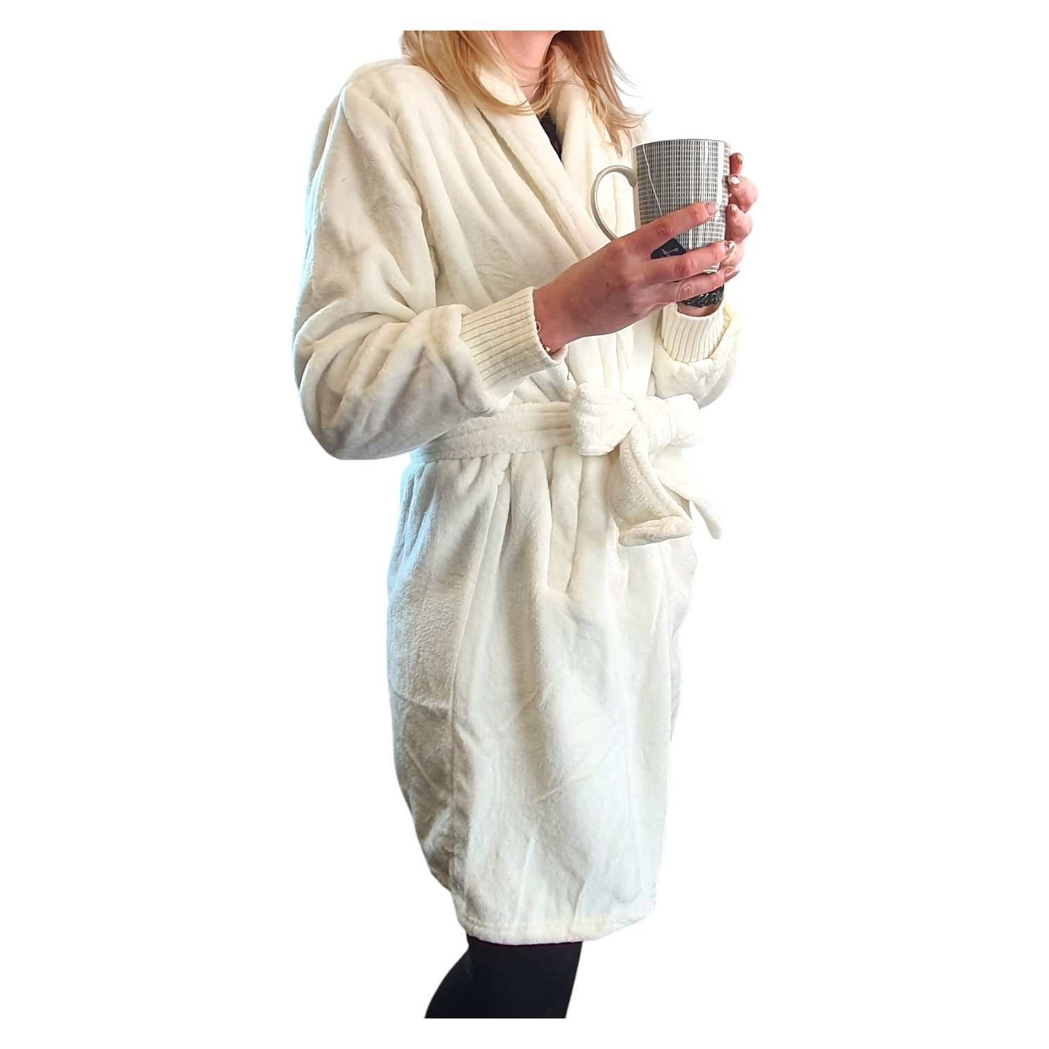 VewoTex Bademantel Damen Premium Eden, 96cm, günstig online kaufen