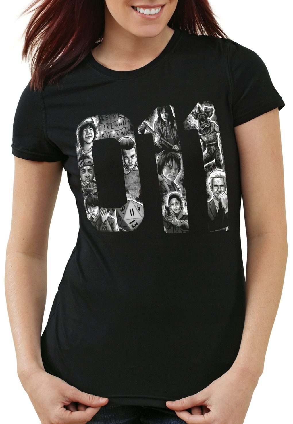 style3 T-Shirt Eleven demogorgon elfie dustin günstig online kaufen
