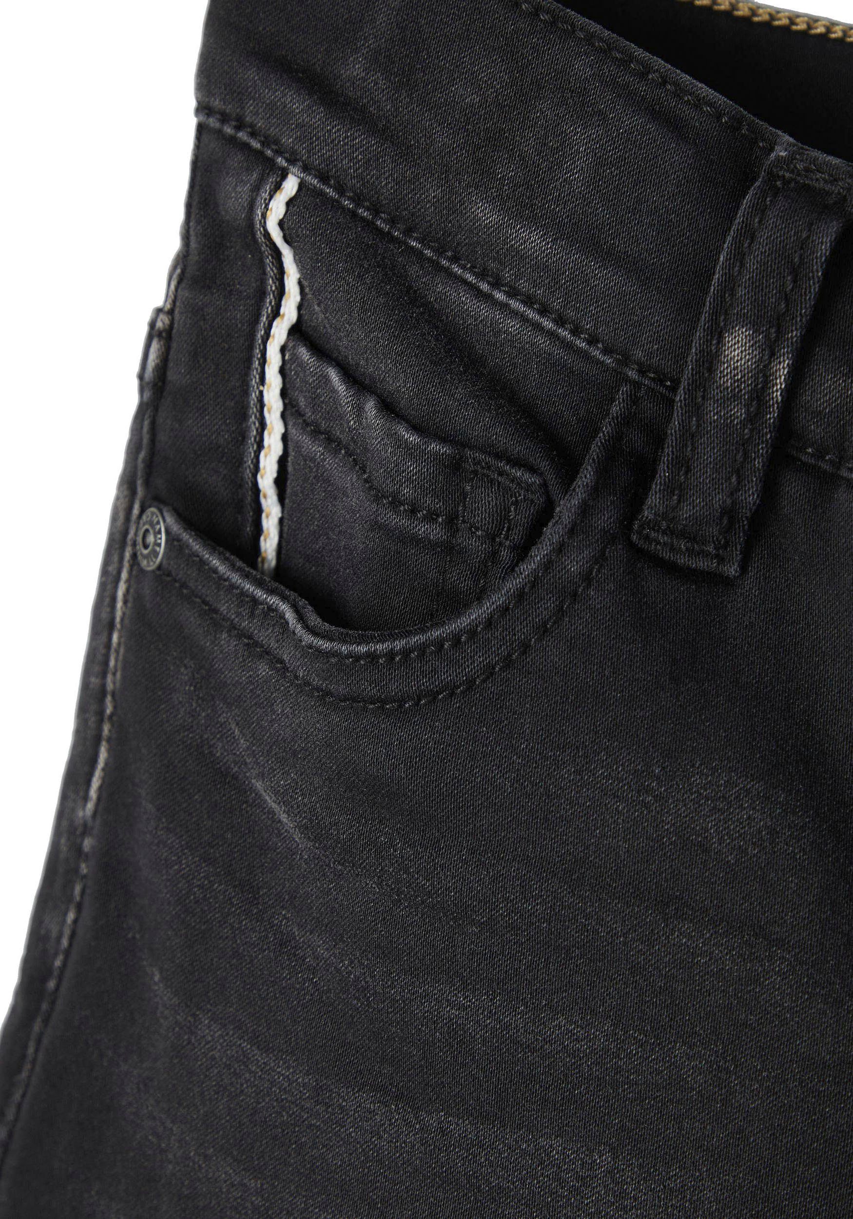 black-denim DNMCLAS NKMTHEO It PANT Stretch-Jeans Name