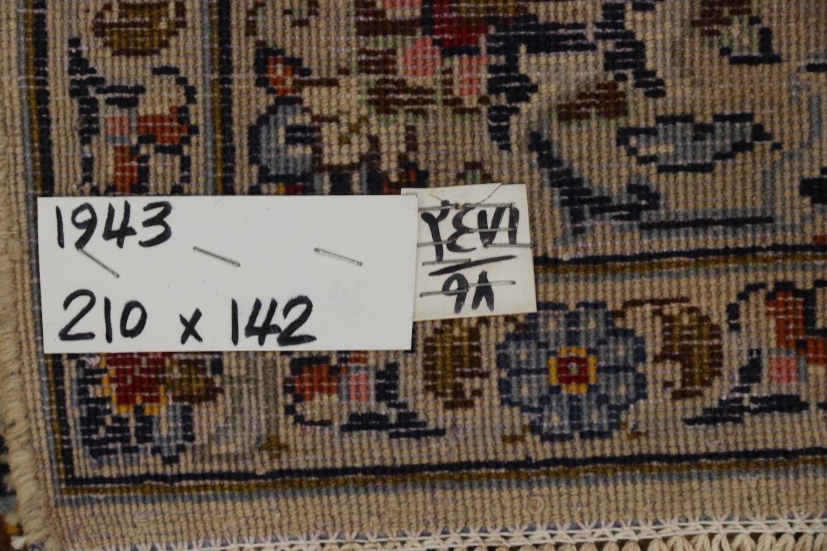 Orientteppich Keshan 141x211 Handgeknüpfter Orientteppich rechteckig, mm / Perserteppich, Nain 12 Höhe: Trading