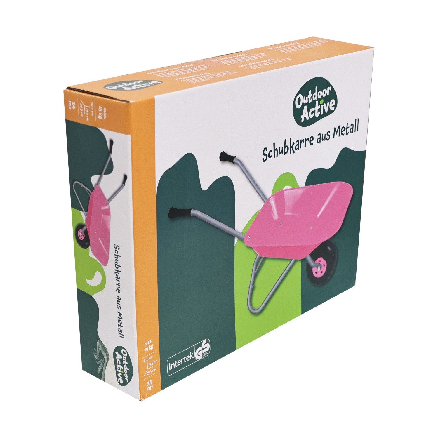 Vedes Schubkarre 561 Kinder Metallschubkarre pink – Bild 3 von 3
