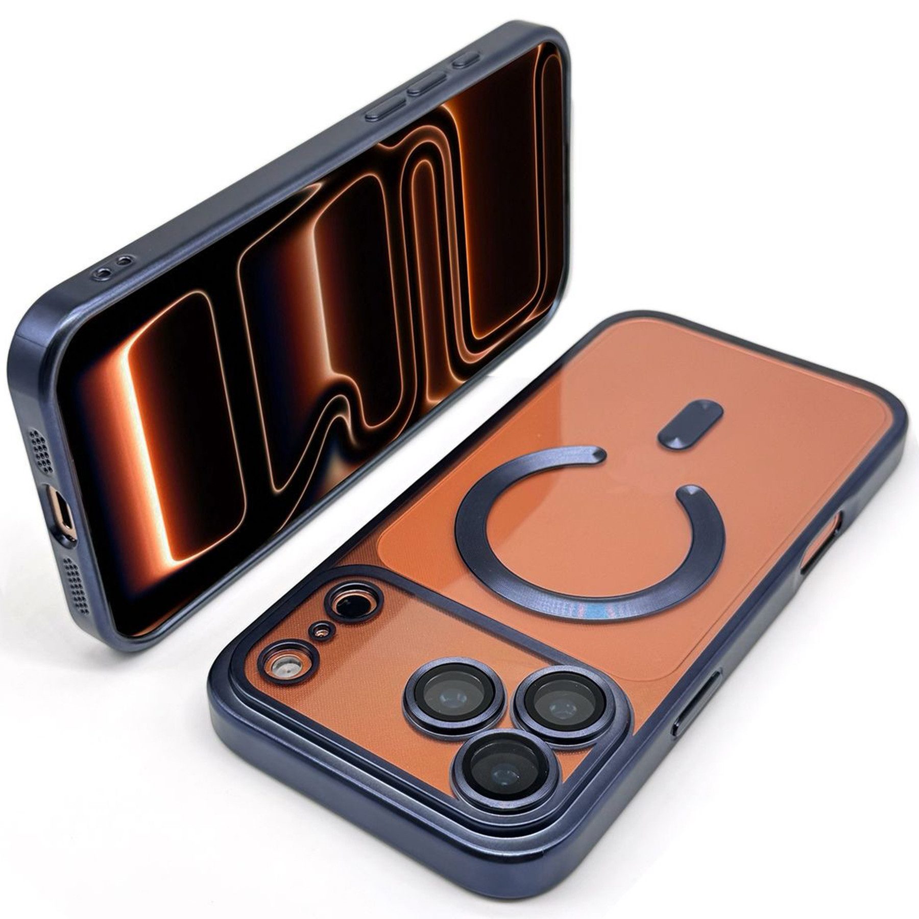 Wörleonline Handyhülle für iPhone 17 Pro / iPhone 17 Pro Max mit integriertem Kameraschutz, in passendem Farbton zur Originalfarbe, MagSafe kompatible Hülle