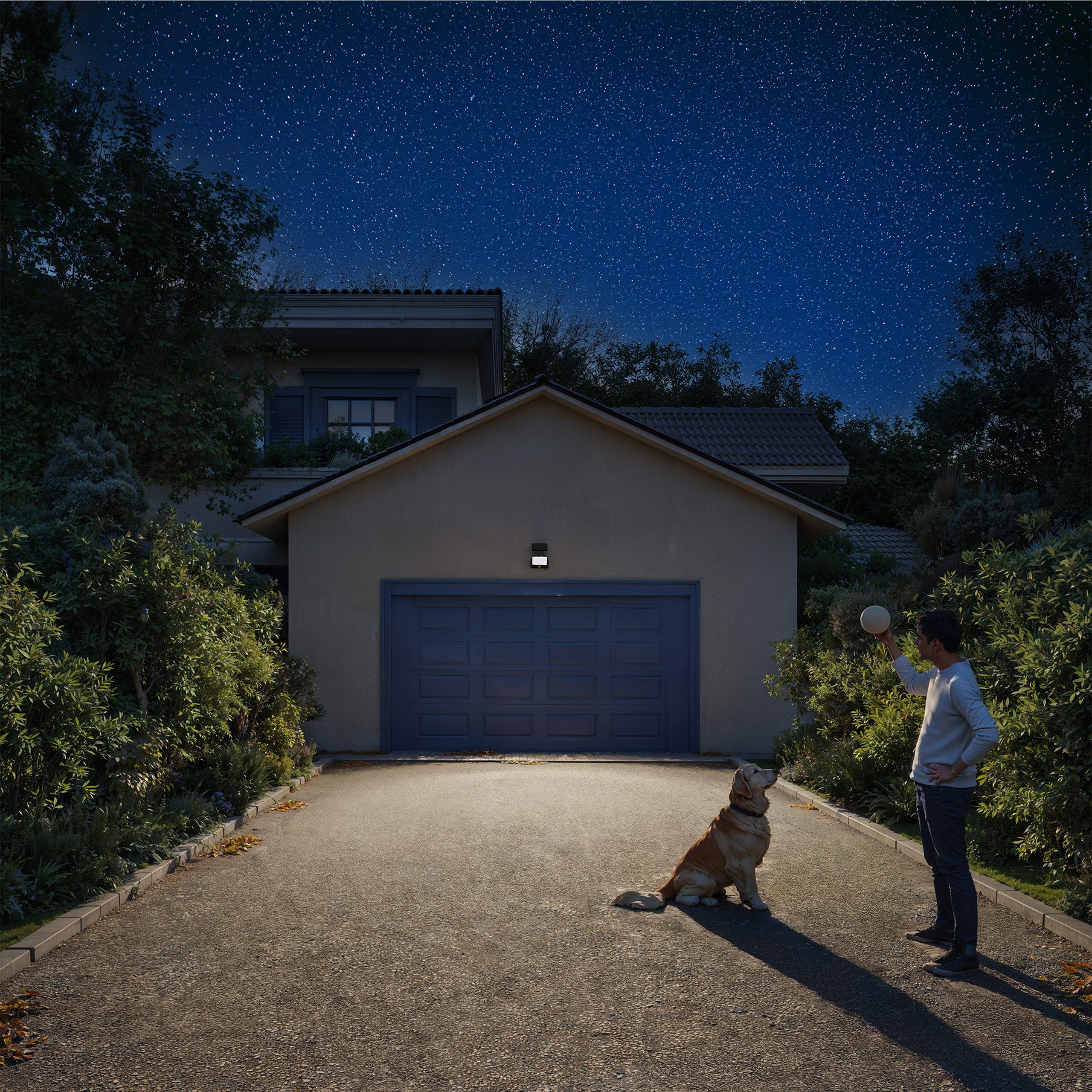 Philips LED Solarleuchte Outdoor Solar Fyns Sicherheitslicht für Wand, Abschaltautomatik, Bewegungsmelder, Tageslichtsensor, LED fest integriert, Neutralweiß, T – Bild 5 von 5