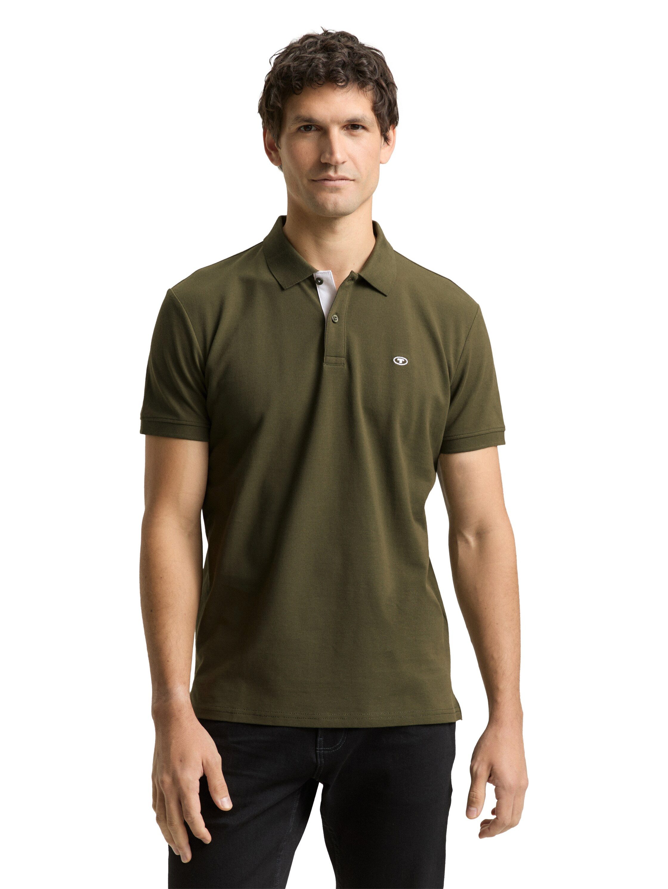 TOM TAILOR Poloshirt mit Logo Stickerei günstig online kaufen
